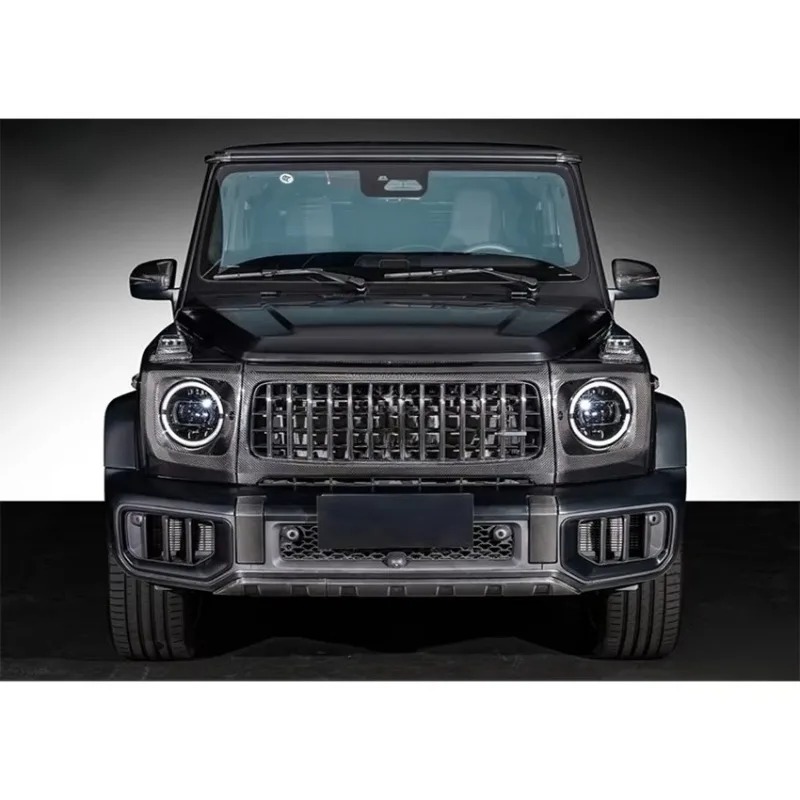 Car Accessories Dry Carbon Fiber Car Bumper Front Lip For  G63 Kit G Wagon 2025 W465 G63 G500 G550 W465 Carbon
